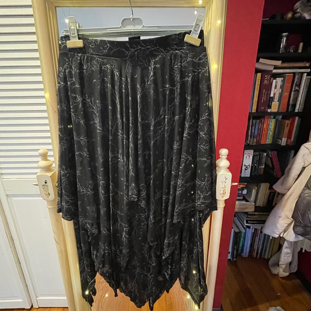 Witchy Whimsigoth Black Skirt